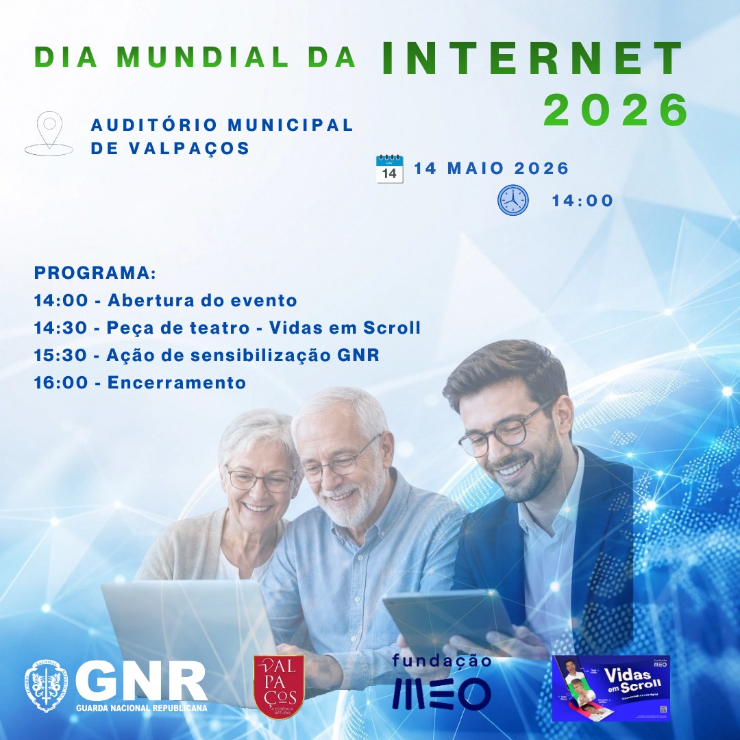 GNR assinala Dia Mundial da Internet em Valpaços com ações sobre segurança digital