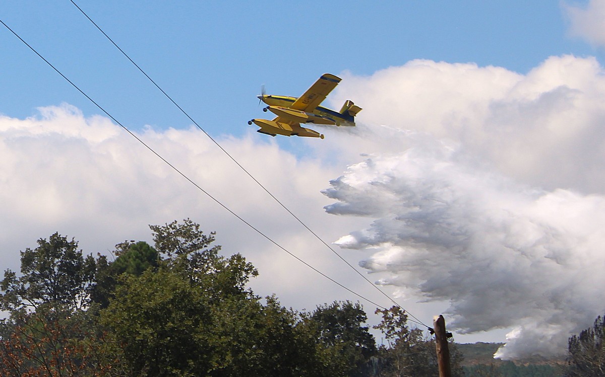 Mais de 200 operacionais e nove meios aéreos combatem fogo em Ardãos